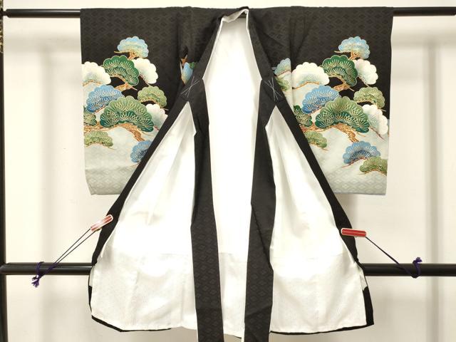 平和屋着物[]お宮参り　男の子　祝着　産着　初着　のしめ　龍　兜　鼓笹松文　暈し染め　金彩　逸品　DABE7101ma