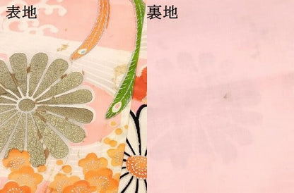 平和屋着物[]お宮参り　女の子　祝着　産着　初着　のしめ　鳳凰花文　銀彩　逸品　DABE7129ma