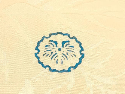 平和屋着物[]お宮参り　女の子　祝着　産着　初着　のしめ　総刺繍　花車文　暈し染め　金銀糸　逸品　DABE7131ma