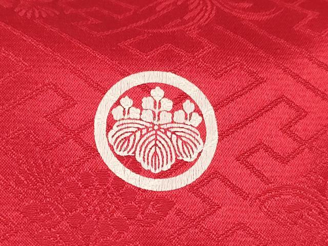 平和屋着物[]お宮参り　女の子　祝着　産着　初着　のしめ　駒刺繍　束ね熨斗鞠花文　暈し染め　金彩　逸品　DABE7137ma