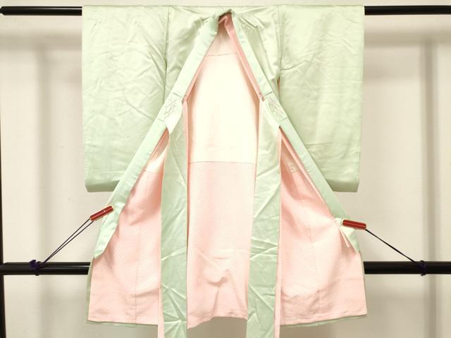 平和屋着物[]お宮参り　女の子　祝着　産着　初着　のしめ　総刺繍　地紙重ね花文　暈し染め　逸品　DABE7140ma