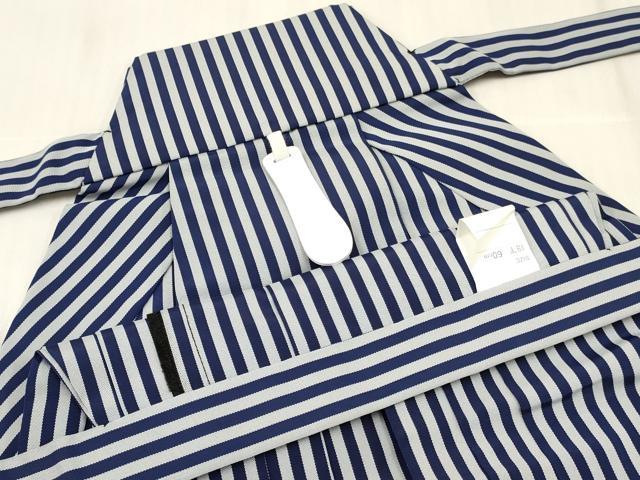 平和屋着物[]男の子　子供　行灯袴　縞　DABE7149ma