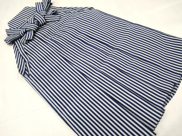 平和屋着物[]男の子　子供　行灯袴　縞　DABE7149ma