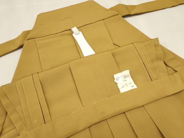 平和屋着物[]男の子　子供　行灯袴　山吹茶色　DABE7156ma