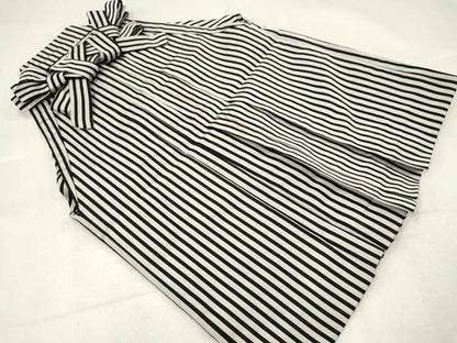 平和屋着物[]男の子　子供　行灯袴　縞　DABE7158ma