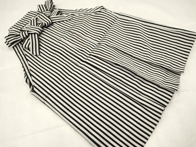 平和屋着物[]男の子　子供　行灯袴　縞　DABE7158ma