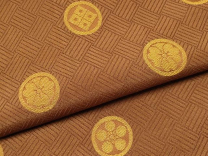 平和屋着物[]男の子　子供　行灯袴　家紋尽くし　金糸　洗える着物　DABE7160ma