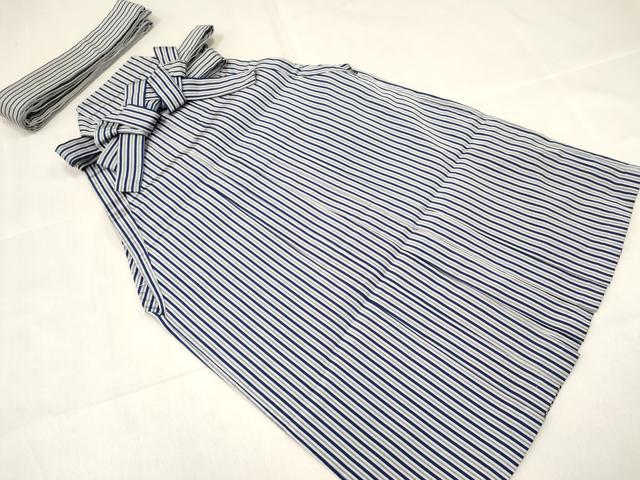 平和屋着物[]男の子　子供　行灯袴・帯・小物セット　間道　DABE7163ma
