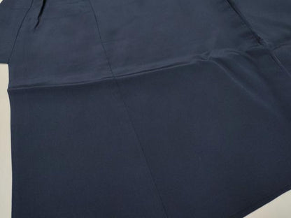 平和屋着物[]七五三　男の子　祝着・色紋付羽織セット　濃藍色　逸品　DABE7167ma