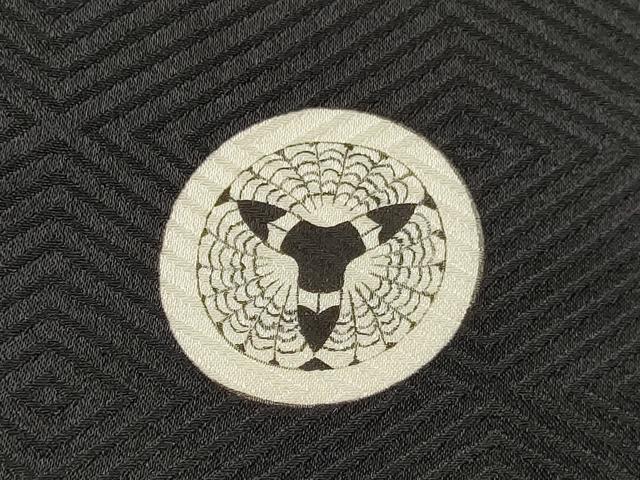 平和屋着物[]七五三　男の子　祝着　龍　兜　風景松文　金彩　逸品　DABE7195ma