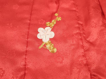 平和屋着物[]女の子　子供　被布　駒刺繍　総刺繍　枝梅丸文　DABE7200ma