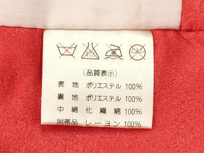 平和屋着物[]女の子　子供　被布　駒刺繍　総刺繍　枝梅丸文　DABE7200ma