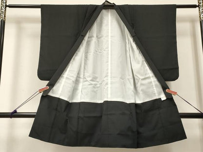 平和屋着物[]七五三　男の子　祝着・羽織・行灯袴・小物セット　鷹　鷲　立波絵巻花文　金銀彩　DABE7207ma