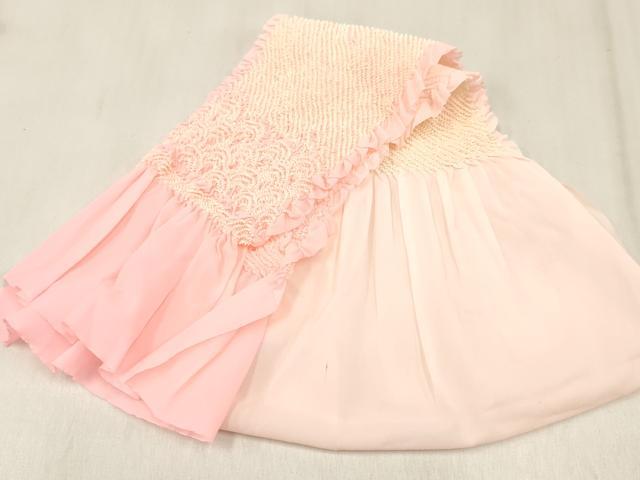 平和屋着物[]和装小物　女の子　子供　小物(帯締め・帯揚げ・箱迫・びらかん・扇子・バッグ・半衿)セット　逸品　DABE7215ma