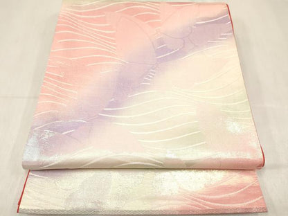 平和屋着物[]女の子 子供 西陣 全通柄袋帯 流水舞蝶文 逸品 DABE7216ma