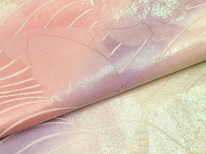 平和屋着物[]女の子　子供　西陣　全通柄袋帯　流水舞蝶文　逸品　DABE7216ma