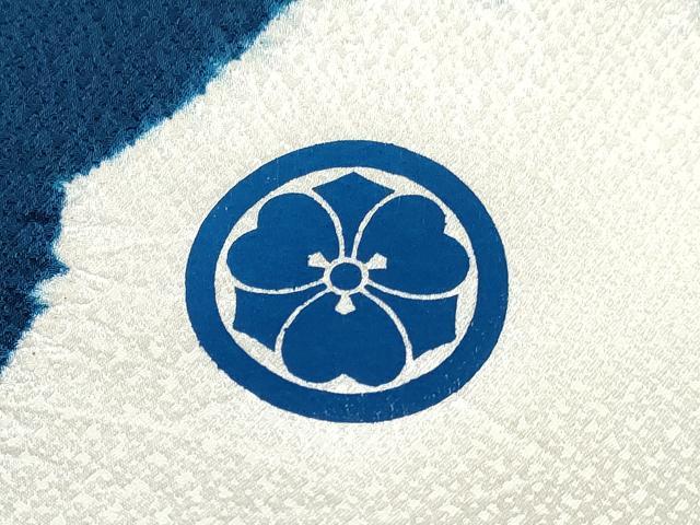 平和屋着物[]お宮参り　男の子　祝着　産着　初着　のしめ　絞り　鷹　鷲　花文箱　金彩　逸品　DABE7276ma