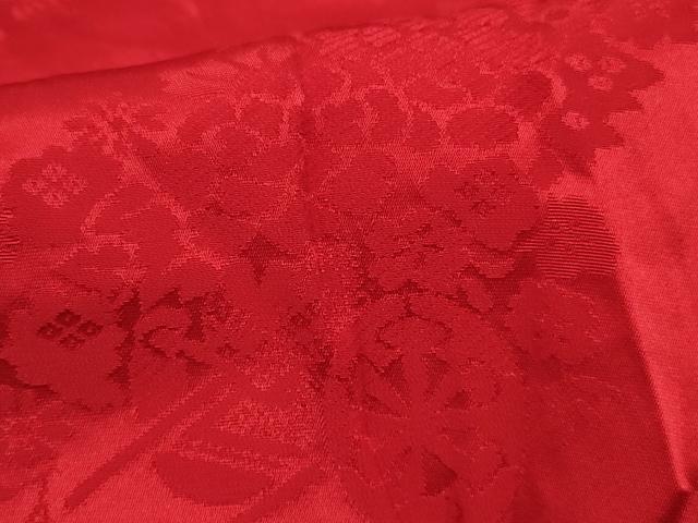 平和屋着物[]女の子　子供　被布　花車地紋　緋色　逸品　DABE7293ma