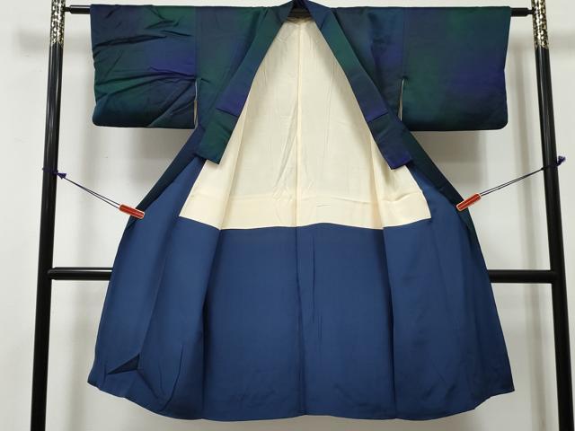 平和屋着物[]子供　着物　霞文　暈し染め　逸品　DABE7315ma