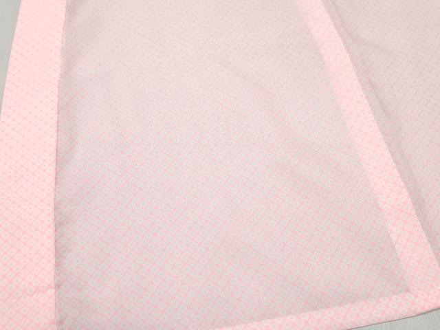 平和屋着物[]女の子 子供 長襦袢 無双仕立て 鹿の子文様 半衿刺繍 洗える着物 DABE7339ma