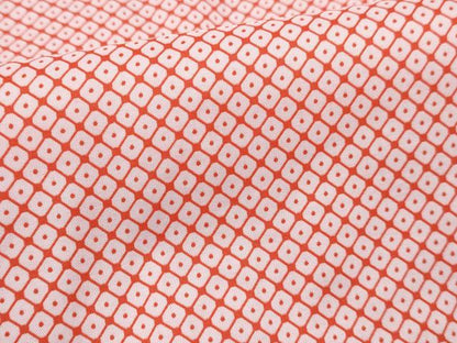 平和屋着物[]女の子 子供 長襦袢 単衣 鹿の子文様 半衿刺繍 洗える着物 DABE7340ma