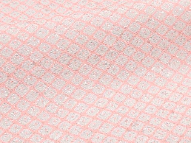 平和屋着物[]女の子 子供 長襦袢 無双仕立て 菱文 半衿刺繍 洗える着物 DABE7342ma