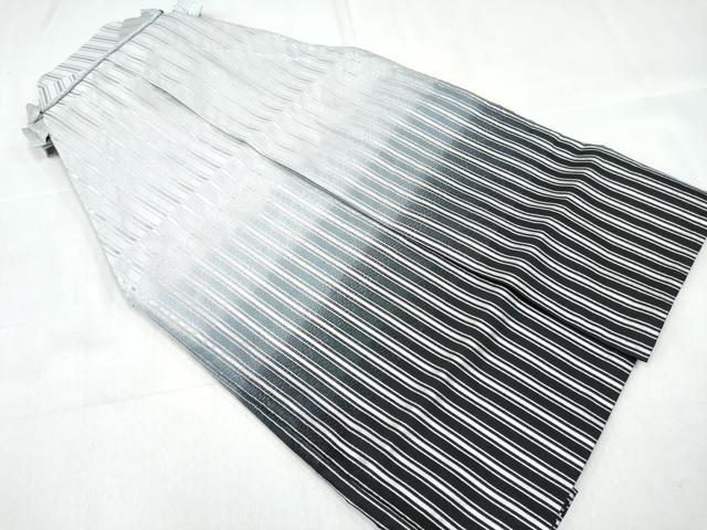 平和屋着物[]七五三　男の子　行灯袴・帯セット　間道　暈し染め　銀糸　DABE7347ma