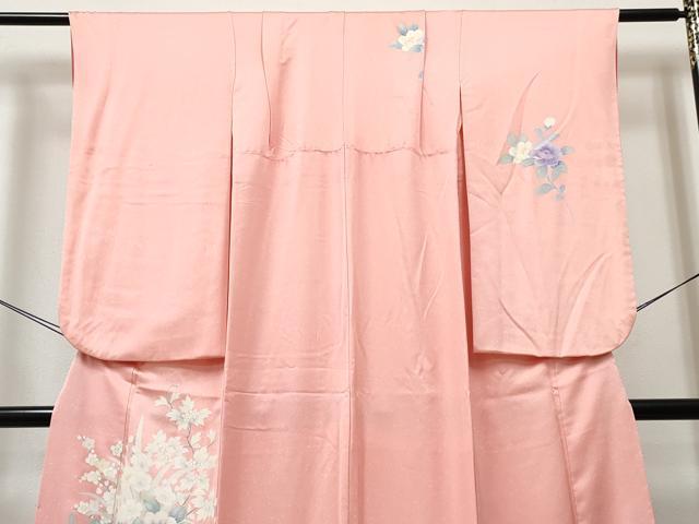 平和屋着物∵女の子　十三参り　子供　祝着　牡丹花文　逸品　DABE7361ma