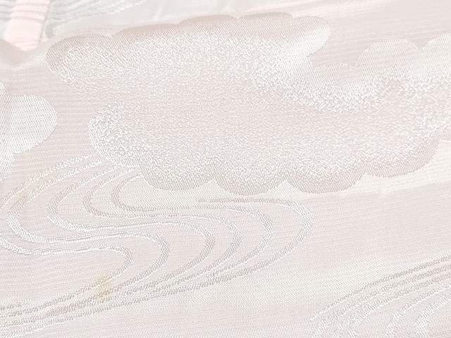 平和屋着物[]女の子　子供　長襦袢　無双仕立て　流水雲地紋　薄桜色　洗える着物　DABE7373ma