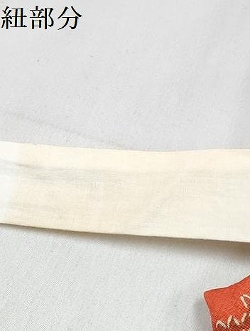 平和屋着物[]七五三　女の子　３歳　祝着　三つ身　型染　松竹梅　花鳥文　逸品　DABE7428ma