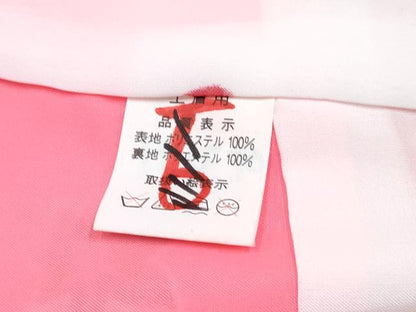 平和屋着物[]七五三　女の子　３歳　祝着　三つ身　被布セット　色紙鞠花文　金彩　DABE7445ma