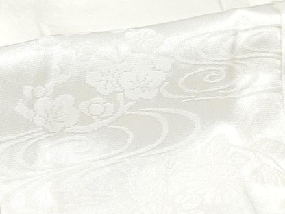 平和屋着物[]七五三　女の子　子供　被布　流水地紋　白色　逸品　DABE7461ma