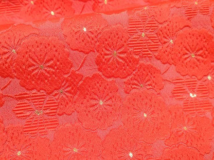 平和屋着物[]七五三　女の子　子供　被布　花尽くし　金糸　洗える着物　DABE7462ma