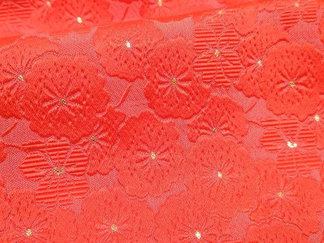 平和屋着物[]七五三　女の子　子供　被布　花尽くし　金糸　洗える着物　DABE7462ma