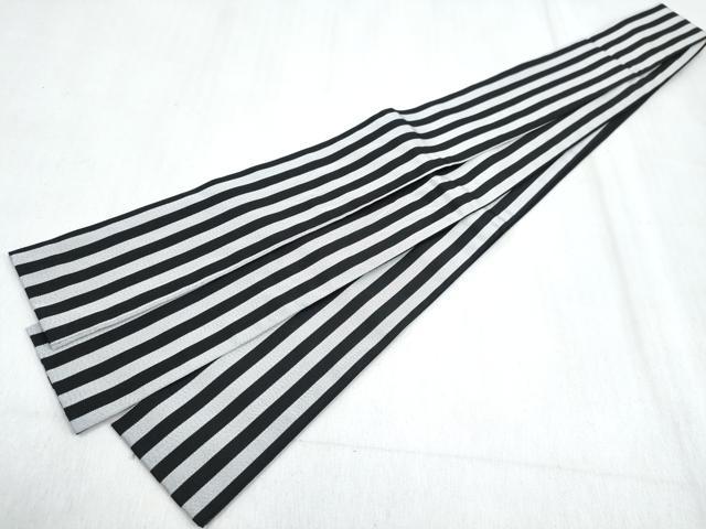 平和屋着物[]七五三　男の子　行灯袴・帯・雪駄・小物セット　縞　箱付き　DABE7501ma