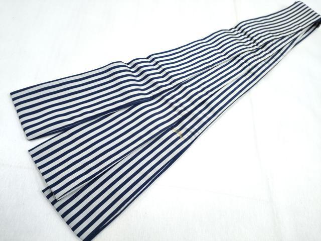 平和屋着物[]七五三　男の子　行灯袴・帯・草履・小物セット　縞　箱付き　逸品　DABE7502ma