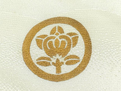 平和屋着物[]七五三　男の子　子供　羽織　刺繍　飛鶴松文　暈し染め　逸品　DABE7509ma