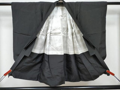 平和屋着物[]七五三　男の子　祝着・羽織・長襦袢(無双仕立て)セット　鷹　鷲　龍　兜　金彩　逸品　DABE7511ma