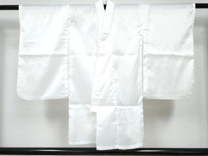 平和屋着物[]七五三　男の子　祝着・羽織・長襦袢(単衣)セット　花夢二　百入茶色　源氏香　色紙重ね丸文　金彩　未使用　DABE7516ma