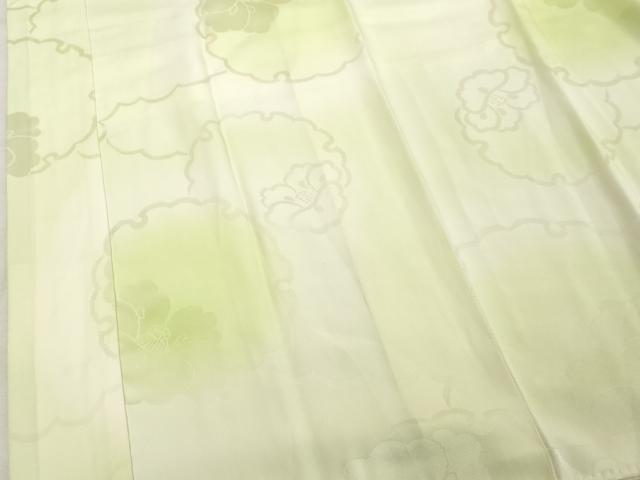 平和屋着物■長襦袢　袷　雪輪花地紋　暈し染め　正絹　逸品　DABE7546cd