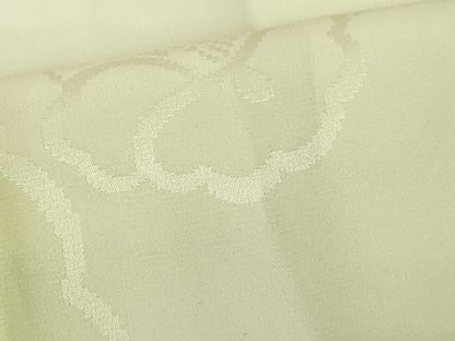 平和屋着物■長襦袢　袷　雪輪花地紋　暈し染め　正絹　逸品　DABE7546cd