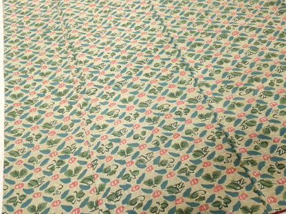 平和屋着物■上質な小紋　舞花文　正絹　逸品　DABE7619cd