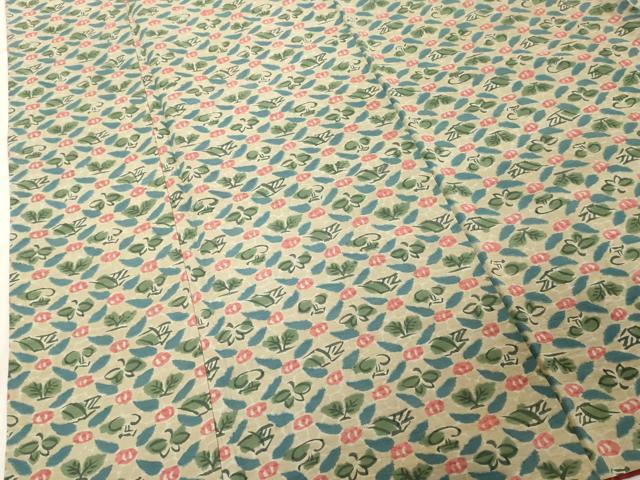平和屋着物■上質な小紋　舞花文　正絹　逸品　DABE7619cd