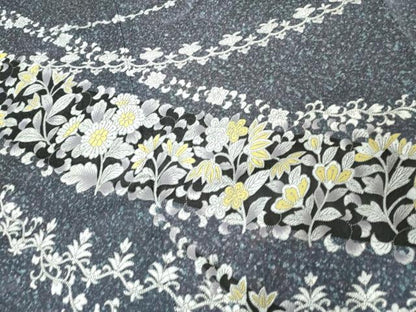 平和屋着物■訪問着　道長花文　正絹　逸品　DABE7621cd
