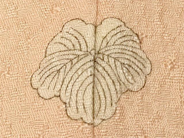 平和屋着物■上質な色無地　肌色　正絹　逸品　DABE7623cd