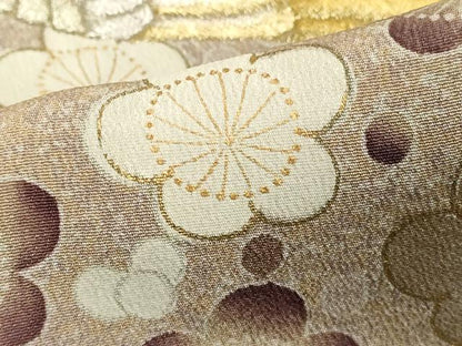 平和屋着物■豪華黒留袖　刺繍　花蝶文　金彩　正絹　逸品　DABE7637cd