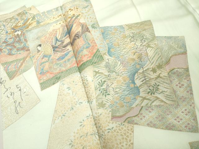 平和屋着物■豪華色留袖　寿光織　百人一首　金彩　正絹　逸品　DABE7643cd