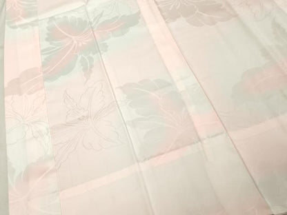 平和屋着物■振袖用長襦袢　無双仕立て　舞花地紋　暈し染め　洗える着物　DABE7646cd