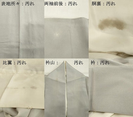 平和屋着物■豪華色留袖　手描き　駒刺繍　風景文　暈し染め　金彩　正絹　逸品　DABE7654cd
