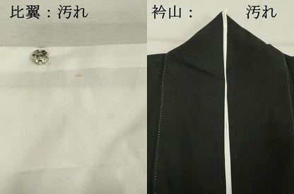 平和屋着物■豪華黒留袖　草花文　金彩　正絹　逸品　DABE7658cd